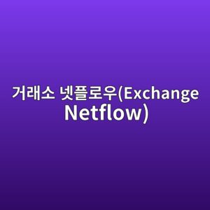 거래소 넷플로우(Exchange Netflow) 데이터로 거래소 유입·유출 분석하기 8 eab1b0eb9e98ec868c eb84b7ed948ceba19cec9ab0exchange netflow 1786104232