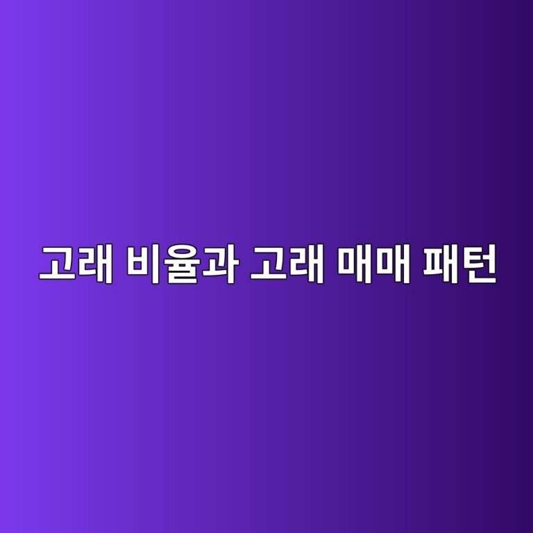 고래 비율(Whale Ratio)과 고래 매매 패턴 분석 방법 8 eab3a0eb9e98 ebb984ec9ca8eab3bc eab3a0eb9e98 eba7a4eba7a4 ed8ca8ed84b4 1786106553