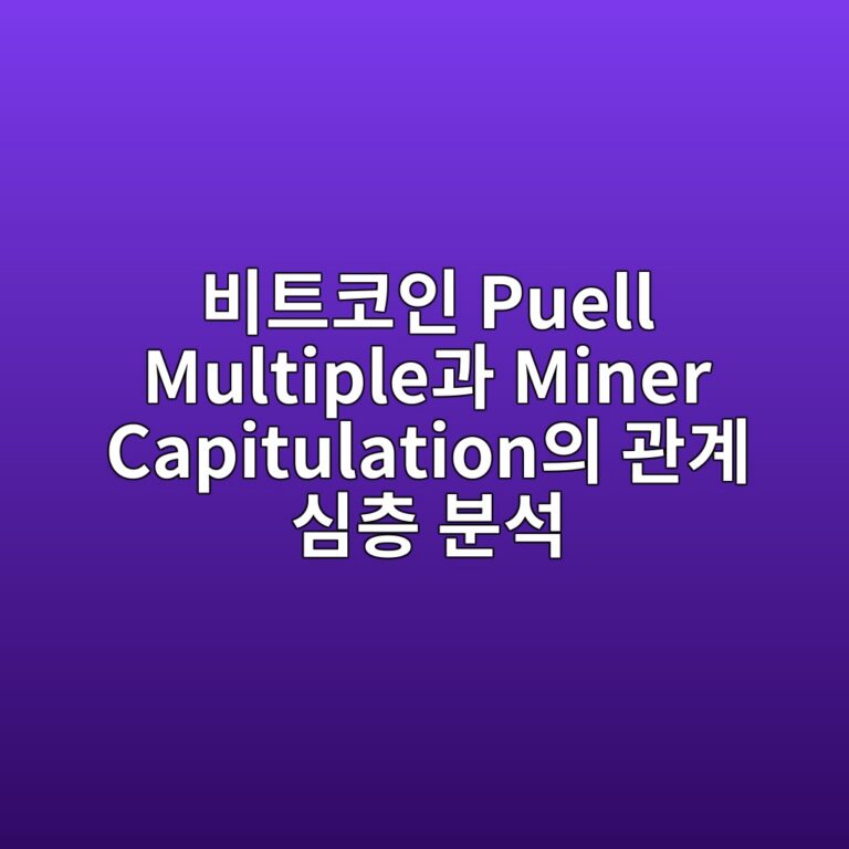 비트코인 Puell Multiple과 Miner Capitulation의 관계 심층 분석 3 ebb984ed8ab8ecbd94ec9db8 puell multipleeab3bc miner capitulationec9d98 eab480eab384 ec8bacecb8b5 ebb684ec849d 1787797995