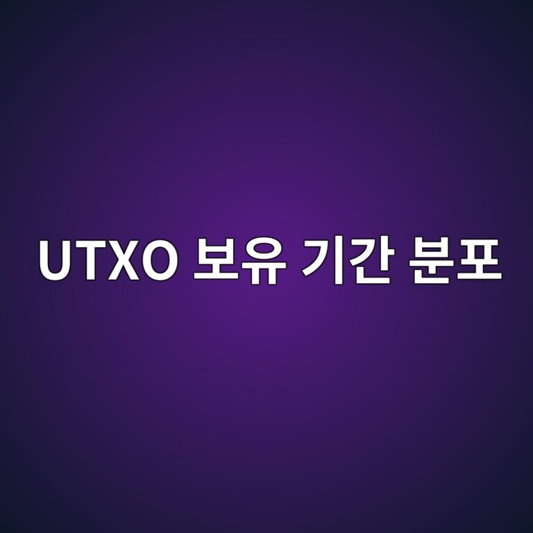 UTXO 보유 기간 분포(UTXO Age Distribution)로 장기 보유자 심리 분석 6 utxo ebb3b4ec9ca0 eab8b0eab084 ebb684ed8fac 1786106496