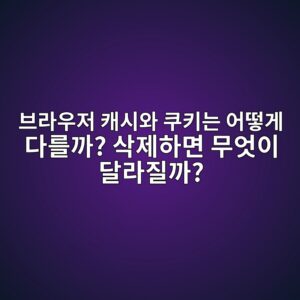 브라우저 캐시와 쿠키는 어떻게 다를까? 삭제하면 무엇이 달라질까? 6 ebb88ceb9dbcec9ab0eca080 ecba90ec8b9cec9980 ecbfa0ed82a4eb8a94 ec96b4eb96bbeab28c eb8ba4eba5bceab98c ec82adeca09ced9598eba9b4 ebacb4 1791094176